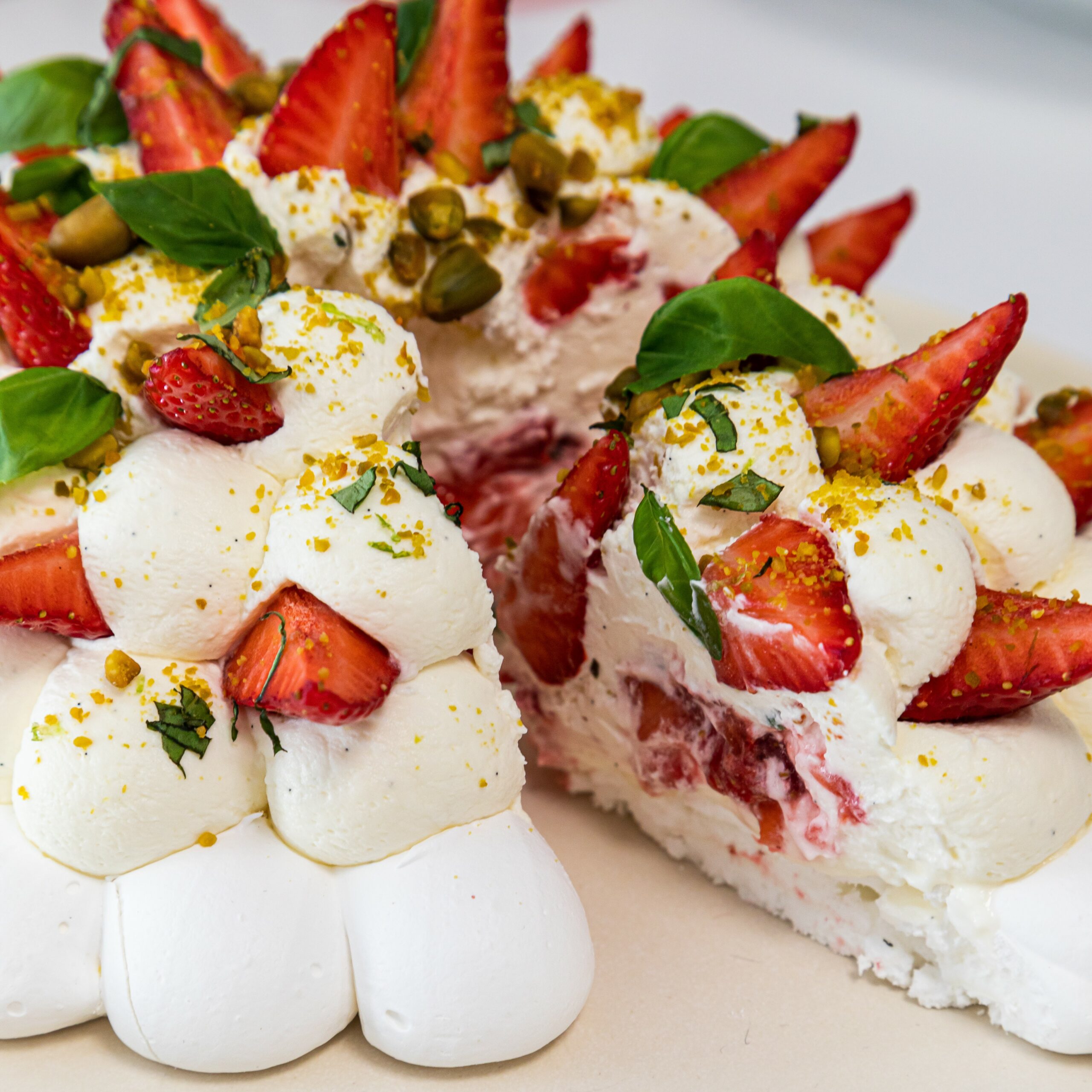Pavlova fraise